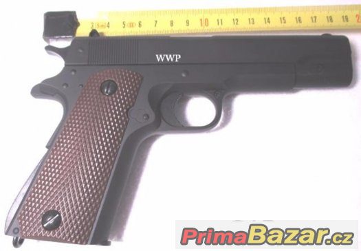 Airsoft zbraň   COLT Typ K-3, celokovová Manuální + 1-DVD  d – fotografie 4