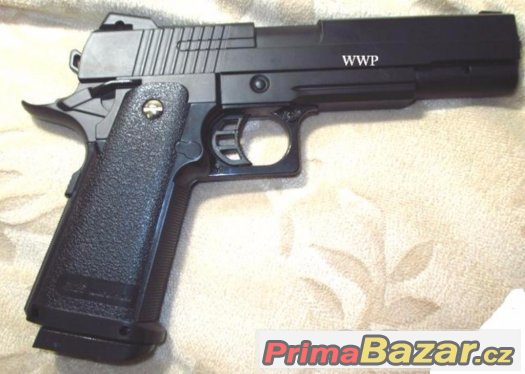 Airsoft replika COLT M-1911 celokovová Typ K-9 – fotografie 3