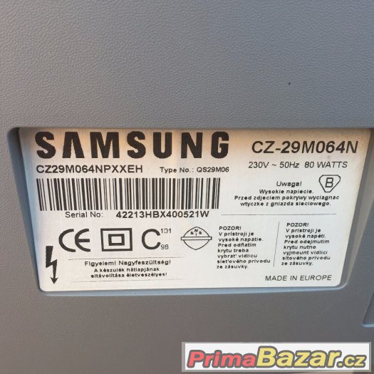 Tv Samsung CZ-29MO64N - plně funkční – fotografie 3