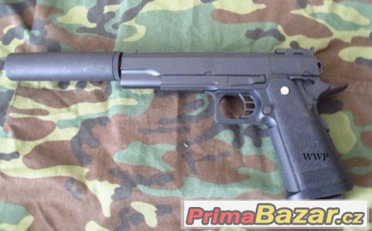 Airsoft zbraň D-5 BERETTA kovová - Manuální – fotografie 3