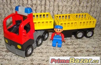 Lego Duplo Tahač s Návěsem a Korbami II
