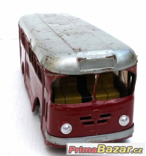 Plechový starý autobus - hračka – fotografie 3