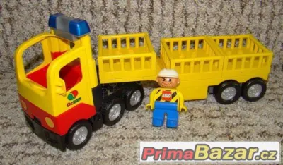 Lego Duplo Tahač s Návěsem a Korbami