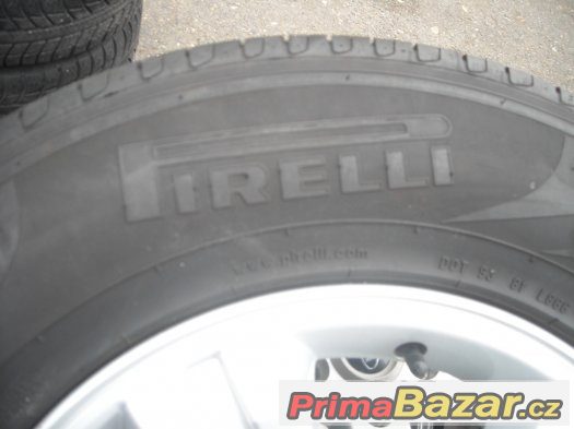 16" alu kola 5x139,7 KIA VČETNĚ PNEU 245/70/16 STAV 99% – fotografie 4