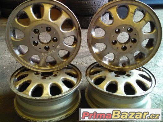 Alu kola 15" Rozměr 5x112 ET54 Mercedes – fotografie 3