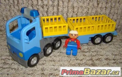 Lego Duplo Tahač s Návěsem a Korbami I