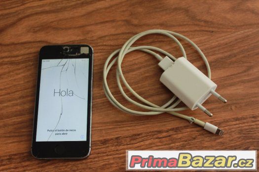 Predám funkčný iPhone 5S 16gb s rozbitým displayom – fotografie 4