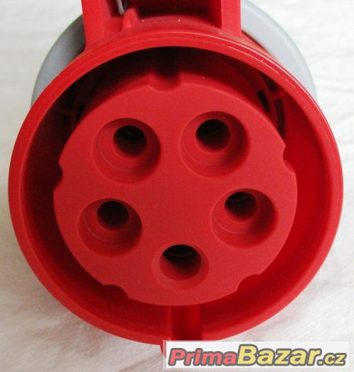 Třífázová zásuvka - 5 pólová, 32A / 400V, krytí IP 44, TT – fotografie 4