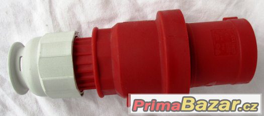 Třífázová vidlice - 5 pólová, 63A / 400V, krytí IP 44 – fotografie 2