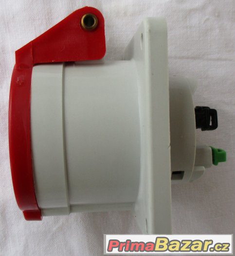 Třífázová zásuvka - 4 pólová, 16A / 400V, krytí IP 44 – fotografie 4