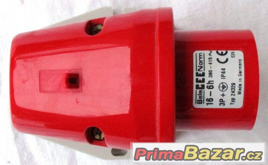 Třífázová přívodka - 4 pólová, 16A / 400V, krytí IP 44 – fotografie 3