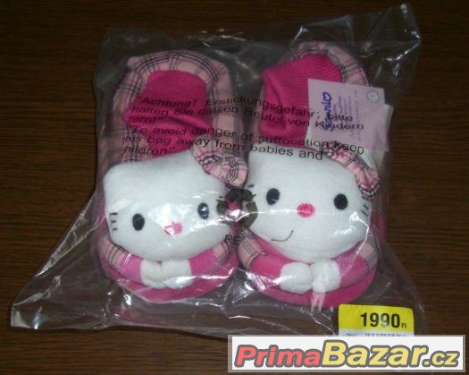 Hello Kitty bačkorky, nové – fotografie 4
