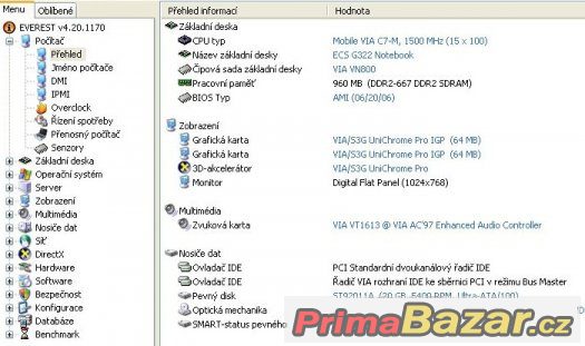 Notebooková paměť SO-DIMM 1 GB DDR2-667  FUNKČNÍ – fotografie 3