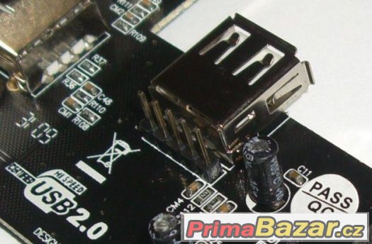 PCI USB 2.0 řadič 4+1, úplně nový – fotografie 3