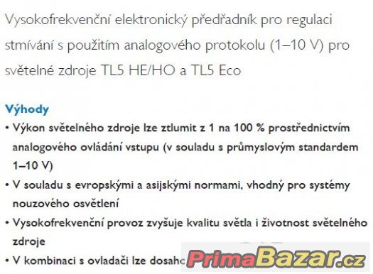 Elektronický předřadník Philips HF-R 280 TL5/PL-L EII – fotografie 5