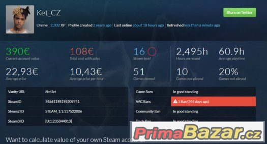 Steam účet (30her) – fotografie 1