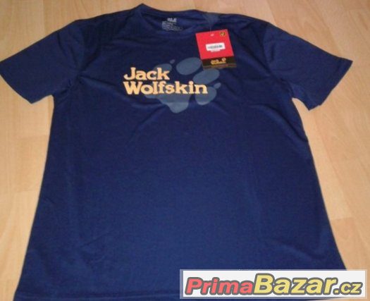 rychleschnoucí tričko Jack Wolfskin velikost M NOVÉ modrá – fotografie 1
