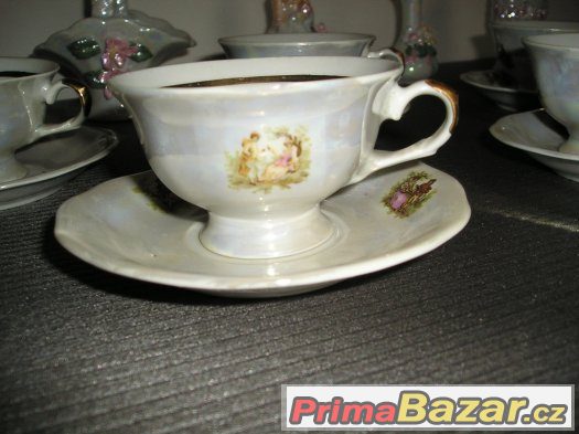 Porcelánová růžová sada - kompletní. – fotografie 3