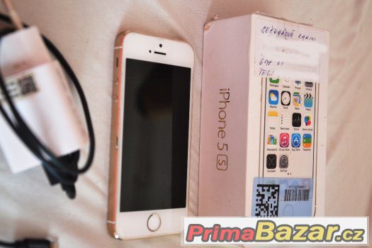 Prodám iPhone 5S gold 16gb + nabíječka – fotografie 2