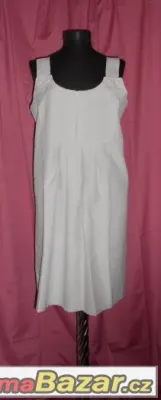 Šaty na ramínka těhotenské šedé