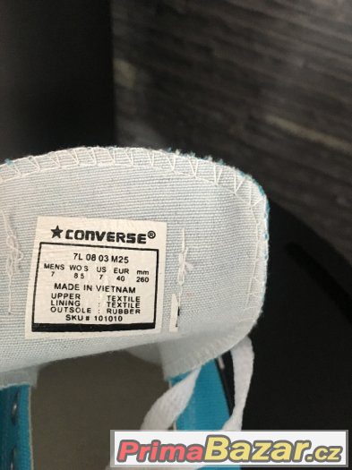 Converse, velikost 38 bílé, modré velikost 40 – fotografie 5