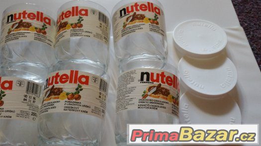 Skleničky Nutella vč. víček – fotografie 2