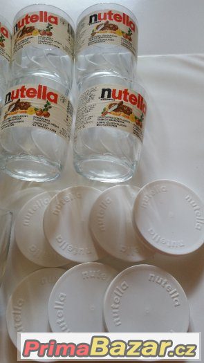 Skleničky Nutella vč. víček – fotografie 3