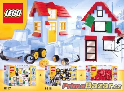 Sháním LEGO 6117 okna dveře,6118 kolečka,6119 stř.tašky