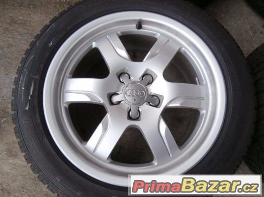 Alu kola,elektrony rozteč 5x112 vel.17 s pneu 225/50 R17 – fotografie 2
