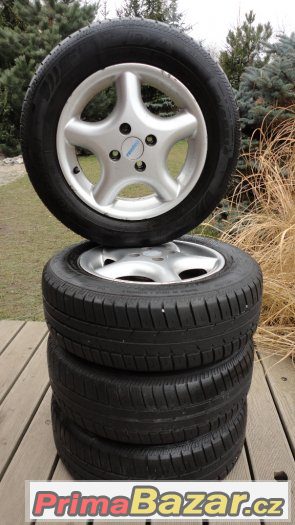 4x alu kola Rondell R14 4x100+ 4x letní pneu Fulda 185/65/14 – fotografie 1