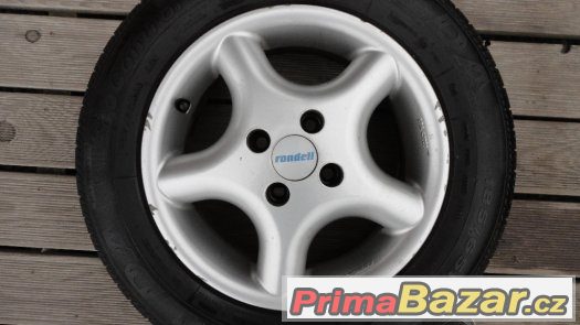 4x alu kola Rondell R14 4x100+ 4x letní pneu Fulda 185/65/14 – fotografie 2