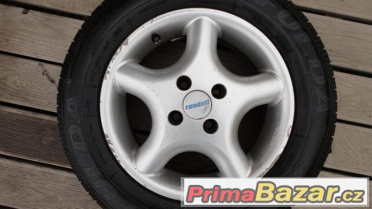 4x alu kola Rondell R14 4x100+ 4x letní pneu Fulda 185/65/14 – fotografie 5