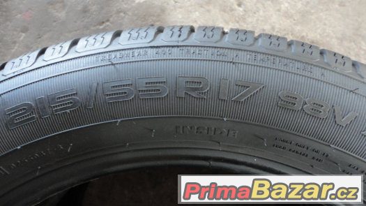 2x zimní pneumatiky Nokian 215/55/R17 – fotografie 3