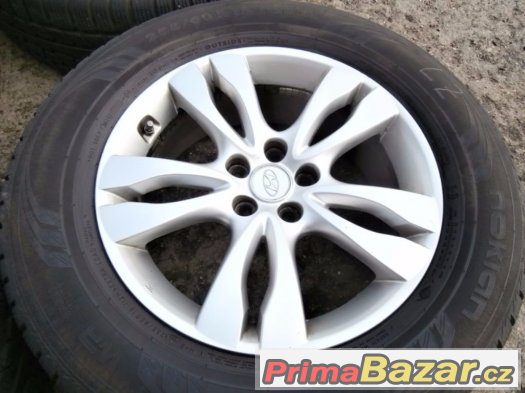 Alu kola,elektrony rozteč 5x114.3 vel.7x18 s pneu 255/60 – fotografie 2