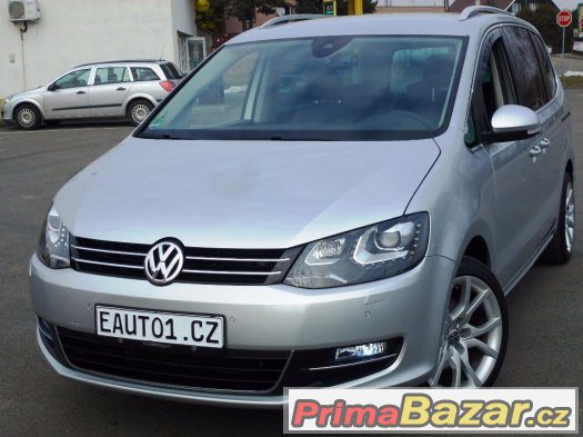 VW SHARAN 2012 TDI 125 kW Tažné Bixenon Kůže 11xBag -DPH – fotografie 1