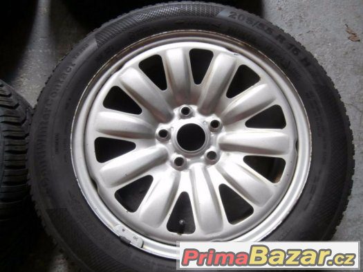 Zimní sada disky rozteč 5x112 Alcar et 46 s pneu 205/55 R16 – fotografie 2