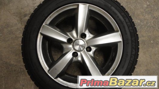 4x alu kola Dezent R16 4x108 + 4x pneu 205/55/R16 – fotografie 3