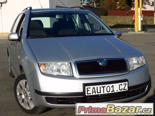 ŠKODA FABIA COMBI 2004 1.4i16V 55kW KLIMA LYŽINY ABS 2xBAG P – fotografie 3