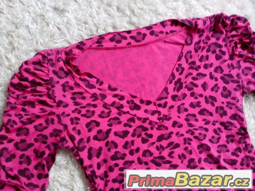 Tricko leopard,top stav – fotografie 1