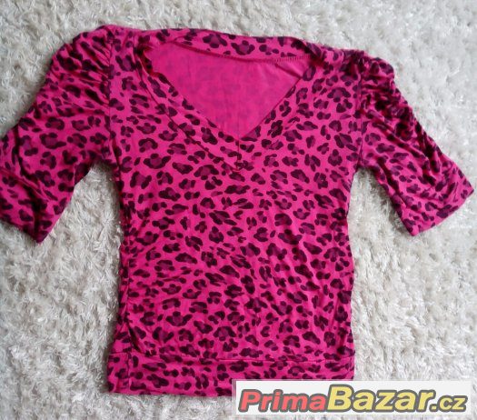 Tricko leopard,top stav – fotografie 3