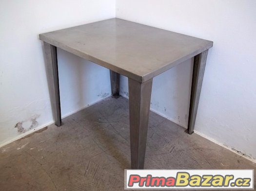 GASTRO nerezový stůl 81 x 101 x 84 cm – fotografie 1