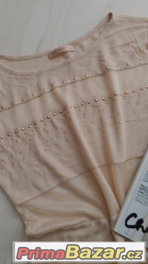 zlatave tricko jako nove,skvely stav – fotografie 1