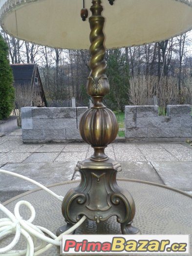 Stolní mosazná lampa – fotografie 2
