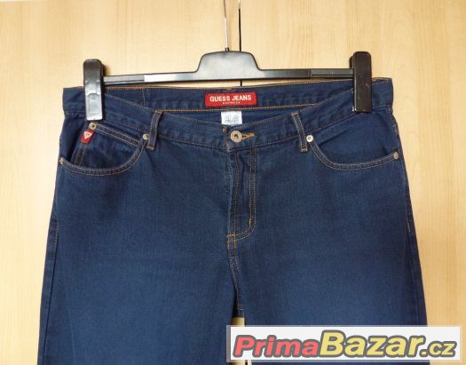 LUXUSNÍ ZNAČKOVÉ RIFLE / DŽÍNY zn. GUESS JEANS - ROVNÝ STŘIH – fotografie 3