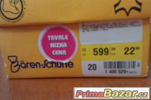 Boty kožené vel. 20 – fotografie 5