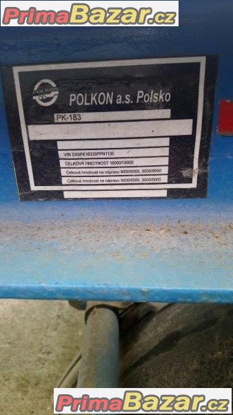 Prodám vlek POLKON PK-183 – fotografie 5