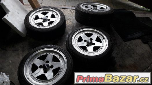 zender 7x15 4x100 pneu 195/45 r15 – fotografie 3