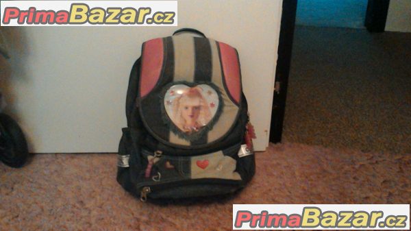Nabizim skolni batoh, znackovy, riflove barvy s o – fotografie 1