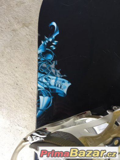 Snowboard Burton Bullet 164 s vázáním Burton Custom – fotografie 3