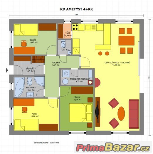 nízkoenergetický zděný rodinný dům 4+KK – fotografie 2